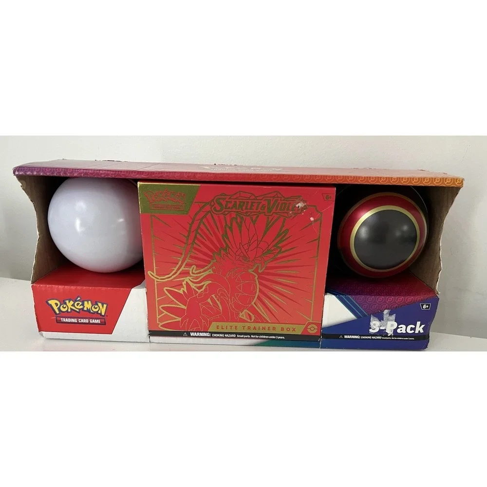 SCARLET/VIOLET ETB W 🔥POKEBALL Used  (5/b0)
